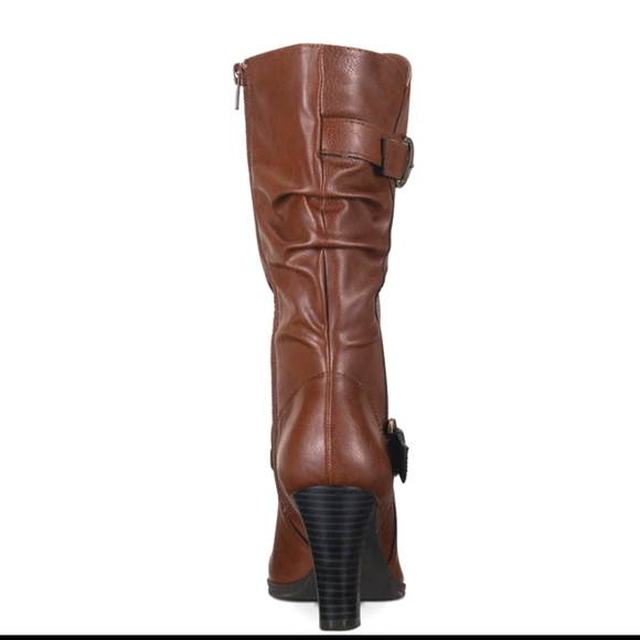 🆕Classic Chic Cognac Leather Fashion Boot - Picture 5 of 6